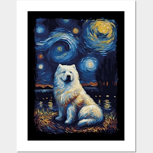 Samoyed Painting Posters and Art